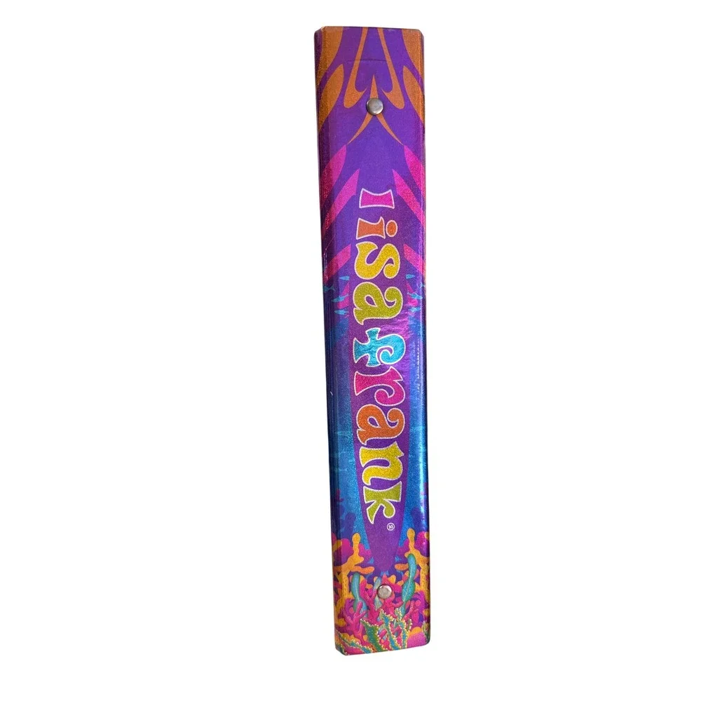 Y2K Lisa Frank Dancing Dolphin‎ 3 Ring Binder Office School Supplies Preppy
